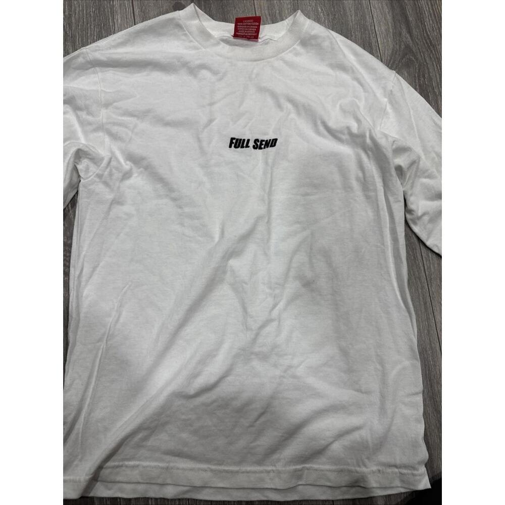 Nelk Boys Full Send Long Sleeve Shirt Size Medium Embroidered Logo